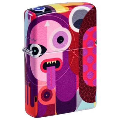 Zippo Accendino antivento "Abstract People", opaco, 540 colori, ricaricabile, riutilizzabile, antivento, confezione regalo, prodotto negli Stati Uniti Zippo Accendino antivento "Abstract People", opaco, 540 colori, ricaricabile, riutilizzabile, antivento, confezione regalo, prodotto negli Stati Uniti