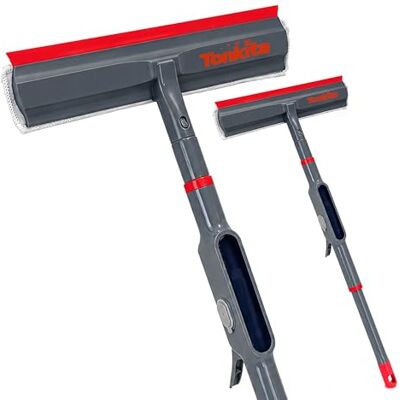 Tonkita Window Spray Mop Lavavetri Multifunzione 3 in 1, con Manico Lungo, Serbatoio Integrato 60 ml, Panno in Microfibra e Tergivetro in Gomma – Spruzza, Lava e Asciuga Vetri e Piastrelle Tonkita Window Spray Mop Lavavetri Multifunzione 3 in 1, con Manico Lungo, Serbatoio Integrato 60 ml, Panno in Microfibra e Tergivetro in Gomma – Spruzza, Lava e Asciuga Vetri e Piastrelle