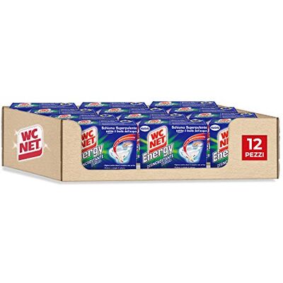 Wc Net Energy Disincrostante, Detergente Anticalcare in Polvere per WC, Schiuma Autopulente, 4 Buste x 12 Confezioni Wc Net Energy Disincrostante, Detergente Anticalcare in Polvere per WC, Schiuma Autopulente, 4 Buste x 12 Confezioni