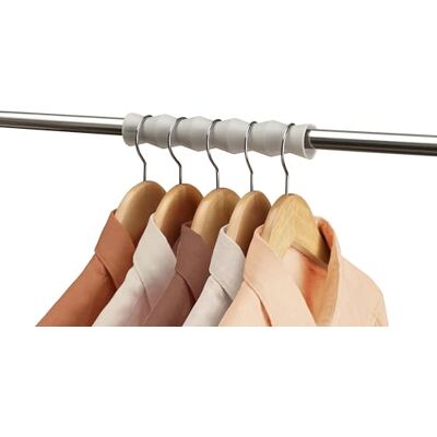 Joseph Joseph Orderly Distanziatori per Asta Armadio Appendiabiti, 2 pezzi, per uso con Camicie, Gonne e Pantaloni Joseph Joseph Orderly Distanziatori per Asta Armadio Appendiabiti, 2 pezzi, per uso con Camicie, Gonne e Pantaloni