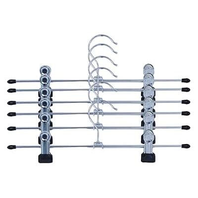MSV Set di 36 Grucce in Acciaio Lucido con Clip Regolabili Pantaloni, Gonne, Asciugamani Gancio Girevole a 360° Alta Resistenza 30 cm Tortora MSV Set di 36 Grucce in Acciaio Lucido con Clip Regolabili Pantaloni, Gonne, Asciugamani Gancio Girevole a 360° Alta Resistenza 30 cm Tortora