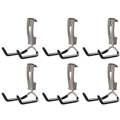 Rubbermaid 1784456 Corda da parete, gancio multiuso per garage per tubi flessibili (confezione da 6) Rubbermaid 1784456 Corda da parete, gancio multiuso per garage per tubi flessibili (confezione da 6)