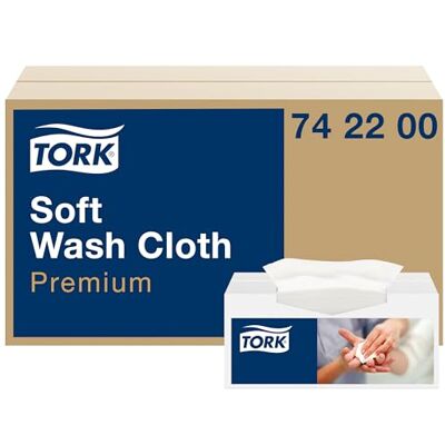 Tork Panno per lavaggio pazienti monouso, 1 conf. x 135 pezzi Tork Panno per lavaggio pazienti monouso, 1 conf. x 135 pezzi