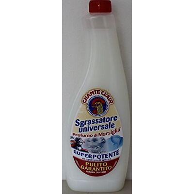 CHANTECLAIR CHANTE CLAIR 3 pz. Ricarica Sgrassatore universale Profumo di marsiglia. 625 ml x 3 CHANTECLAIR CHANTE CLAIR 3 pz. Ricarica Sgrassatore universale Profumo di marsiglia. 625 ml x 3