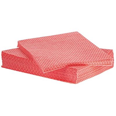 JANTEX Maxima Panno multiuso leggero, confezione da 50 pezzi, colore: Rosso JANTEX Maxima Panno multiuso leggero, confezione da 50 pezzi, colore: Rosso