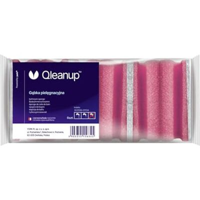 York Qleanup Spugna per pulizia, 6 pezzi, per la pulizia di bagni, wc, lavandino, double face, grande, colore: rosso York Qleanup Spugna per pulizia, 6 pezzi, per la pulizia di bagni, wc, lavandino, double face, grande, colore: rosso