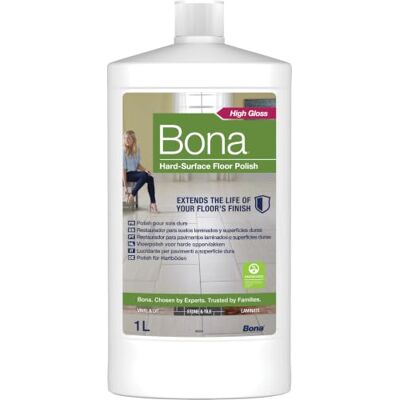 Bona lucidante pavimenti superfici dure 1 L, alto lucido, piastrelle laminato, prodotto per laminato, lucidissimo pavimenti, piastrelle pavimento, lucidissimi, cura Bona lucidante pavimenti superfici dure 1 L, alto lucido, piastrelle laminato, prodotto per laminato, lucidissimo pavimenti, piastrelle pavimento, lucidissimi, cura
