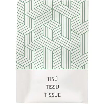 Garcia de Pou 250 pezzi 3 fazzoletti rivestiti bianco 'Therapy' 6 x 10,5 cm Tissue Garcia de Pou 250 pezzi 3 fazzoletti rivestiti bianco 'Therapy' 6 x 10,5 cm Tissue