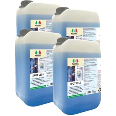 Marbec SPOT LESS 3LTX4PZ Detersivo specifico per la pulizia degli indumenti da lavoro, soprattutto quelli molto sporchi da grasso e da lubrificanti. Marbec SPOT LESS 3LTX4PZ Detersivo specifico per la pulizia degli indumenti da lavoro, soprattutto quelli molto sporchi da grasso e da lubrificanti.