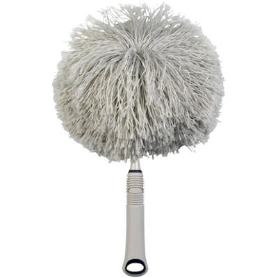 Beldray Deep Clean piumino – Spolverino in piuma con testina lavabile e rimovibile, impugnatura in gomma antiscivolo, fibre lunghe e soffici per sollevare e intrappolare la polvere Beldray Deep Clean piumino – Spolverino in piuma con testina lavabile e rimovibile, impugnatura in gomma antiscivolo, fibre lunghe e soffici per sollevare e intrappolare la polvere