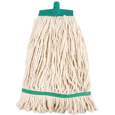 Nextday Catering Equipment Supplies UK Kentucky Mop Testa, Cotone, 16 oz, colore: verde Nextday Catering Equipment Supplies UK Kentucky Mop Testa, Cotone, 16 oz, colore: verde