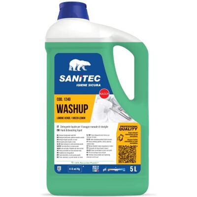 Sapone Limone Sanitec - Lavaggio manuale - 5L Sapone Limone Sanitec - Lavaggio manuale - 5L
