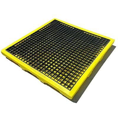 Mobil Plastic Pavimento con vasca di contenimento, in plastica (PE), modulare, capacità 250 Lt Mobil Plastic Pavimento con vasca di contenimento, in plastica (PE), modulare, capacità 250 Lt