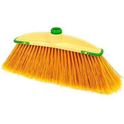 La Briantina Scopa per Interni Messalina con Bordo Paracolpi, Fibre Rigide e Piumate, per Tutti i Pavimenti di Casa, Efficace per Fessure La Briantina Scopa per Interni Messalina con Bordo Paracolpi, Fibre Rigide e Piumate, per Tutti i Pavimenti di Casa, Efficace per Fessure
