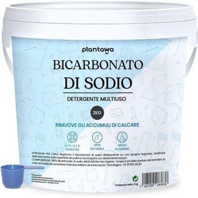 PLANTAWA Bicarbonato di Sodio 2kg Pulizia Ecologica Multiuso Smacchiatore Tessuti, Deodorizzante Casa e Cucina Alternativa Naturale ai Prodotti Chimici PLANTAWA Bicarbonato di Sodio 2kg Pulizia Ecologica Multiuso Smacchiatore Tessuti, Deodorizzante Casa e Cucina Alternativa Naturale ai Prodotti Chimici