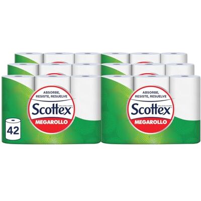 Scottex Megaroll Carta da Cucina 42 Rotoli Scottex Megaroll Carta da Cucina 42 Rotoli