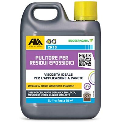 FILA Surface Care Solutions , CR10, Pulitore Professionale ad alta viscosità per residui epossidici, 1L FILA Surface Care Solutions , CR10, Pulitore Professionale ad alta viscosità per residui epossidici, 1L