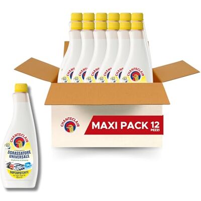 CHANTECLAIR Sgrassatore Universale Limone Ricarica 12 flaconi da 750ml CHANTECLAIR Sgrassatore Universale Limone Ricarica 12 flaconi da 750ml