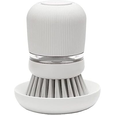 Brabantia Spazzola dosatrice per sapone, Grigio chiaro, taglia unica Brabantia Spazzola dosatrice per sapone, Grigio chiaro, taglia unica