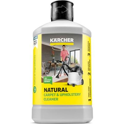 Kärcher Detergente naturale per tappeti 519N, adatto per la pulizia di moquette, tappezzeria, sedili auto, materassi e superfici imbottite Kärcher Detergente naturale per tappeti 519N, adatto per la pulizia di moquette, tappezzeria, sedili auto, materassi e superfici imbottite