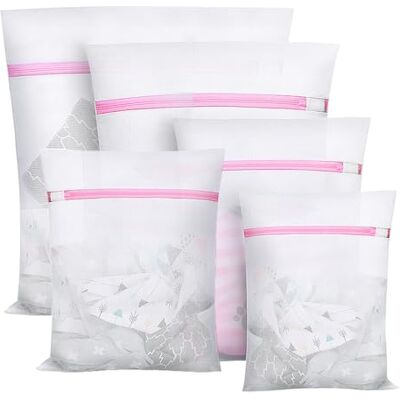 HIYAA , Set di 5 sacchetti per la biancheria, per lavatrice, reggiseno, camicia, biancheria intima, scarpe, vestiti per bambini, borsa per il lavaggio, ecc. (rosa), M, L, XL, 5 HIYAA , Set di 5 sacchetti per la biancheria, per lavatrice, reggiseno, camicia, biancheria intima, scarpe, vestiti per bambini, borsa per il lavaggio, ecc. (rosa), M, L, XL, 5