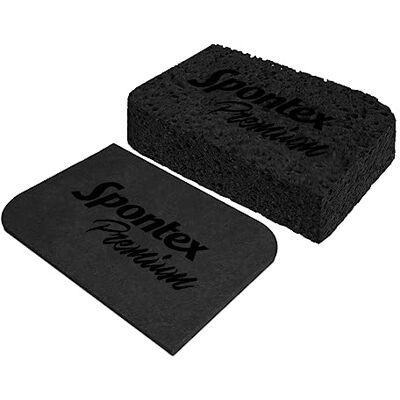 Spontex Spugna di alta qualità, nera, confezione da 3 pezzi, in cellulosa biodegradabile al 100%, robusta e assorbente, gonfia circa 108 x 68 x 30-32 mm Spontex Spugna di alta qualità, nera, confezione da 3 pezzi, in cellulosa biodegradabile al 100%, robusta e assorbente, gonfia circa 108 x 68 x 30-32 mm