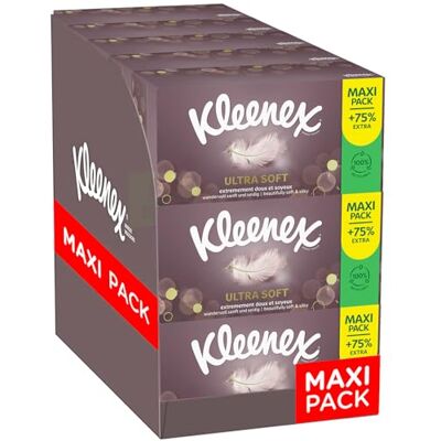 Kleenex Fazzoletti Maxi-Pack Ultrasoft x112 Kleenex Fazzoletti Maxi-Pack Ultrasoft x112