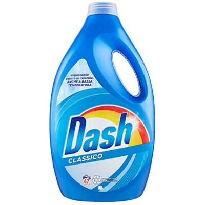 Dash Detersivo Lavatrice Liquido per Bucato Classico 47 Lavaggi Dash Detersivo Lavatrice Liquido per Bucato Classico 47 Lavaggi