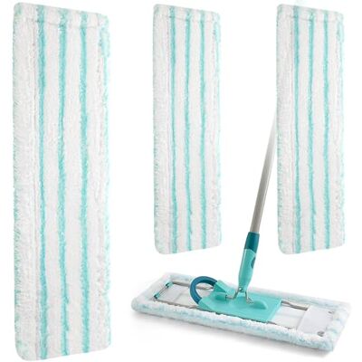 Romon Ricambio Mocio Lotto Di 3 per Leifheit, Mocio Per Pavimenti In Microfibra, Compatibile Con Leifheit Profi XL Micro Duo/Profi XL Cotton Plus, Lavabile In Macchina 60°C Romon Ricambio Mocio Lotto Di 3 per Leifheit, Mocio Per Pavimenti In Microfibra, Compatibile Con Leifheit Profi XL Micro Duo/Profi XL Cotton Plus, Lavabile In Macchina 60°C