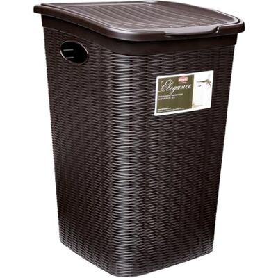 Stefanplast Elegance Portabiancheria, Moka, 37x38x54.5 cm Stefanplast Elegance Portabiancheria, Moka, 37x38x54.5 cm