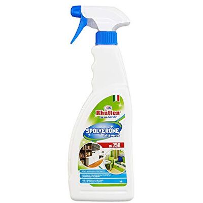 Rhütten Spolverone, Rhutten, Casa Linda, Detergente Antistatico per Tutte le Superfici, Cattura la Polvere, Lascia un buonissimo Profumo al Tè verde, 750ml Rhütten Spolverone, Rhutten, Casa Linda, Detergente Antistatico per Tutte le Superfici, Cattura la Polvere, Lascia un buonissimo Profumo al Tè verde, 750ml