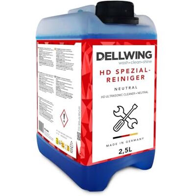 DELLWING HD Detergente speciale 2.5 l, concentrato neutro per gioielli, monete e oro, Made in Germany DELLWING HD Detergente speciale 2.5 l, concentrato neutro per gioielli, monete e oro, Made in Germany
