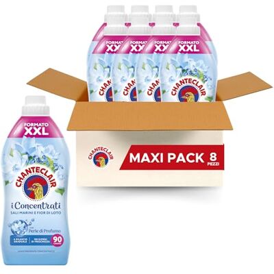 CHANTECLAIR Ammorbidente I Concentrati Sali Marini e Fior di Loto 8x1,8L CHANTECLAIR Ammorbidente I Concentrati Sali Marini e Fior di Loto 8x1,8L