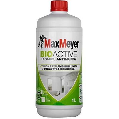 MAXMEYER Fissativo Antimuffa all'acqua per interni Bioactive Incolore, 1 L MAXMEYER Fissativo Antimuffa all'acqua per interni Bioactive Incolore, 1 L
