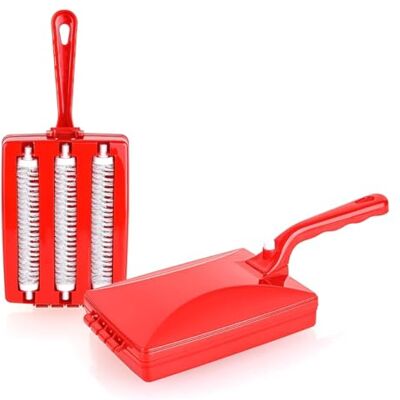 PARENCE .- Spazzola raccoglibriciole a cilindri con cestino incorporato ideale per piccoli lavori di pulizia colore casuale PARENCE .- Spazzola raccoglibriciole a cilindri con cestino incorporato ideale per piccoli lavori di pulizia colore casuale