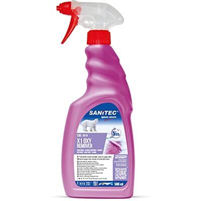 SANITEC igiene sicura X1 Smacchiatore Tessuti Spray Pretrattante per Sporco Ossidabile Bianchi e Colorati 500 ml SANITEC igiene sicura X1 Smacchiatore Tessuti Spray Pretrattante per Sporco Ossidabile Bianchi e Colorati 500 ml