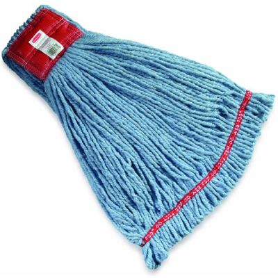 Rubbermaid Commercial Products Rubbermaid web Foot Shrinkless Wet mop, 12,7 cm, colore: Blu, L, blue, 1 Rubbermaid Commercial Products Rubbermaid web Foot Shrinkless Wet mop, 12,7 cm, colore: Blu, L, blue, 1