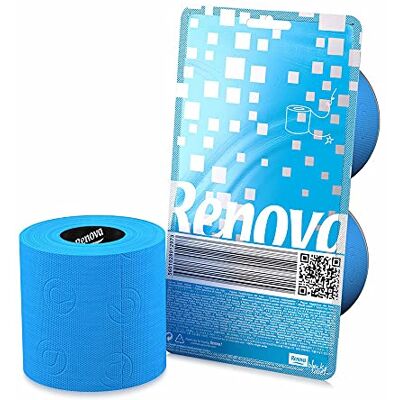Renova Carta igienica blu Confezione regalo 2 rotoli () Renova Carta igienica blu Confezione regalo 2 rotoli ()