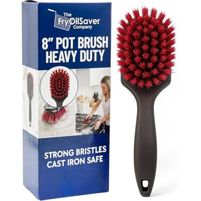THE FRYOILSAVER COMPANY The FryOilSaver Co. Spazzola piccola per pentole Setole resistenti a lunga durata Perfetto per pulire la sporcizia pesante da pentole e padelle Spazzola per pulire pentole e padelle da THE FRYOILSAVER COMPANY The FryOilSaver Co. Spazzola piccola per pentole Setole resistenti a lunga durata Perfetto per pulire la sporcizia pesante da pentole e padelle Spazzola per pulire pentole e padelle da