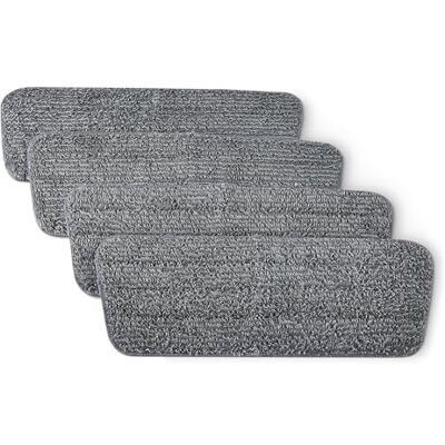 Amazon Basics Washable Replacement Mop Pads, for Dry & Wet Spray Mops, 4 Pack Amazon Basics Washable Replacement Mop Pads, for Dry & Wet Spray Mops, 4 Pack