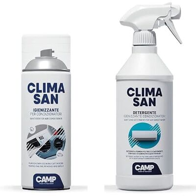 CAMP Trattamento Sanificante ed Igienizzante Completo Climatizzatori Detergente + Igienizzante Climasan CAMP Trattamento Sanificante ed Igienizzante Completo Climatizzatori Detergente + Igienizzante Climasan