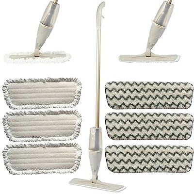 Salter Mocio a spruzzo piatto con funzione spray integrata, include panno di pulizia e lucidatura, ideale per pavimenti in laminato, legno e piastrelle, serbatoio d'acqua da 600 ml, con 4 Salter Mocio a spruzzo piatto con funzione spray integrata, include panno di pulizia e lucidatura, ideale per pavimenti in laminato, legno e piastrelle, serbatoio d'acqua da 600 ml, con 4