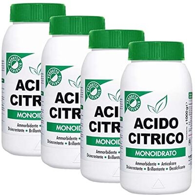 Marten Acido CITRICO MONOIDRATO kg. 1 Promo Pack PZ. 4 Prodotto Multifunzione ANTICALCARE DISINCROSTANTE DECALCIFICANTE AMMORBIDENTE E BRILLANTANTE Marten Acido CITRICO MONOIDRATO kg. 1 Promo Pack PZ. 4 Prodotto Multifunzione ANTICALCARE DISINCROSTANTE DECALCIFICANTE AMMORBIDENTE E BRILLANTANTE