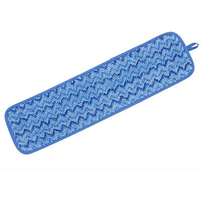 Rubbermaid Commercial Products Hygen Tappetino per mocio in microfibra, 45,7 cm, colore: Blu () Rubbermaid Commercial Products Hygen Tappetino per mocio in microfibra, 45,7 cm, colore: Blu ()