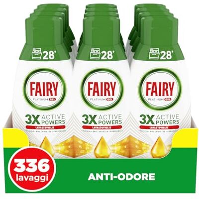 Fairy - Platinum Gel - Anti-Oodor Agrumi - Gel per lavastoviglie Fairy - Platinum Gel - Anti-Oodor Agrumi - Gel per lavastoviglie