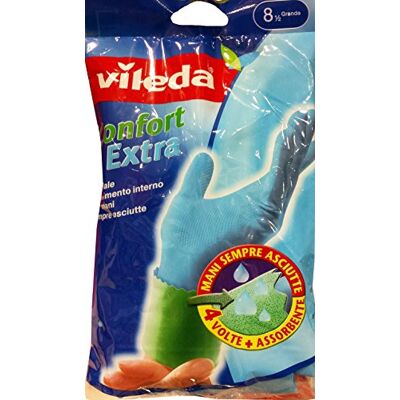 Vileda 12 x Guanti Confort Extra Taglia L 1 Paio 2 PEZZI Vileda 12 x Guanti Confort Extra Taglia L 1 Paio 2 PEZZI