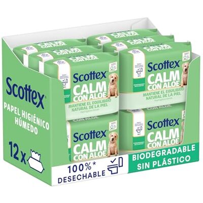 Scottex – carta igienica con Aloe Vera – 12 confezioni da 66 pezzi – Totale: 792 pezzi Scottex – carta igienica con Aloe Vera – 12 confezioni da 66 pezzi – Totale: 792 pezzi