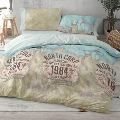 Blanco Copripiumini, Cotone, 50% Poliestere, Mare, Ancho de 180 Blanco Copripiumini, Cotone, 50% Poliestere, Mare, Ancho de 180
