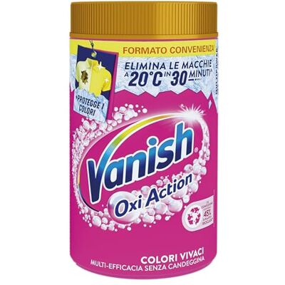 Vanish Oxi Action Multipower Polvere Rosa, Smacchiatore per Capi Colorati, 1 Confezione da 1,5Kg di Smacchiatore per Bucato, Additivo Lavatrice Multiazione senza Candeggina Vanish Oxi Action Multipower Polvere Rosa, Smacchiatore per Capi Colorati, 1 Confezione da 1,5Kg di Smacchiatore per Bucato, Additivo Lavatrice Multiazione senza Candeggina