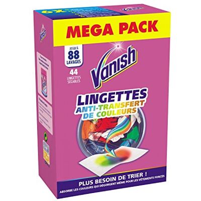 VANISH Salviette anti-scolorimento, confezione da 44 VANISH Salviette anti-scolorimento, confezione da 44